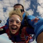 Jimmy and Student in Freefall at Dallas Skydive Center!