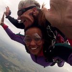Bobby and Student in Freefall at Dallas Skydive Center!