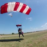 Adam and Student Landing at Dallas Skydive Center! All Smiles!